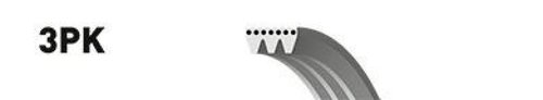 Curea transmisie cu caneluri FIAT FIORINO Combi (225) (2007 - 2016) GATES 3PK905 piesa NOUA