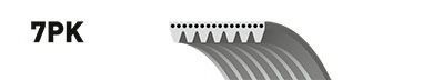 Curea transmisie cu caneluri MERCEDES R-CLASS (W251, V251) (2006 - 2016) GATES 7PK2035 piesa NOUA