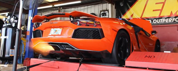 Curiozitatea Zilei: Cati CAI PUTERE ofera primul Lamborghini Aventador cu NOS?