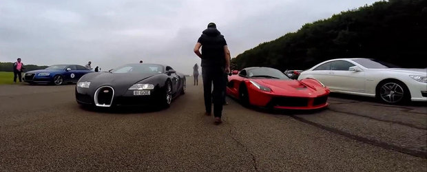 Cursa Anului 2014: Bugatti Veyron versus Ferrari LaFerrari. Cine castiga?