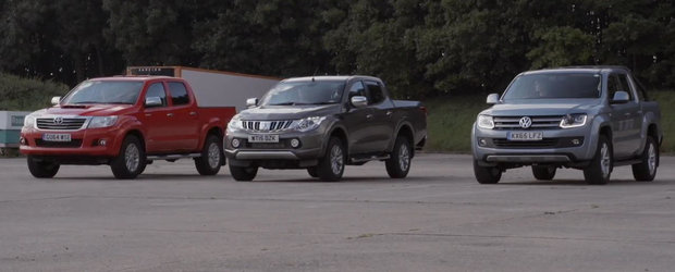 Cursa de acceleratie intre... camionete: L200 vs Amarok vs HiLux