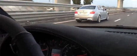 Curse ilegale: cu peste 300 km/h pe Autostrada Transilvania