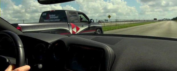 Curse ilegale in SUA: Un Nissan GT-R tunat ia bataie de la o... camioneta Chevy