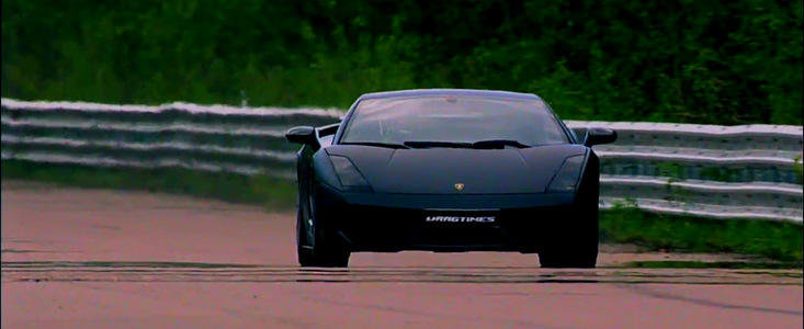 Curse Legale: Un Gallardo Twin-Turbo se ia la intrecere cu doua 911 Turbo, atinge 350 km/h