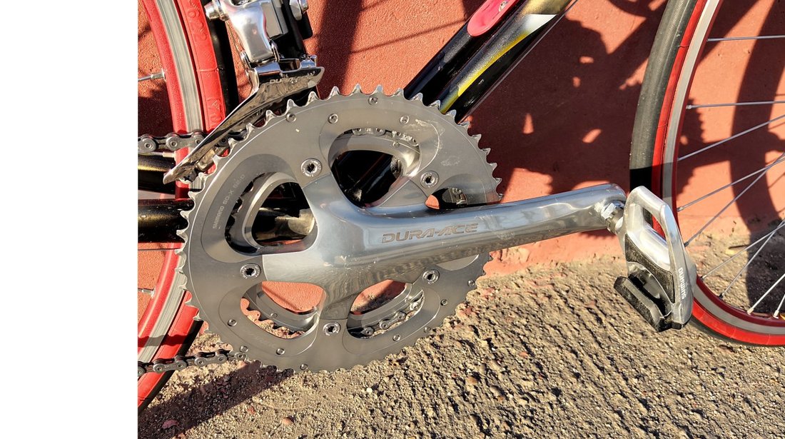 Cursiera Colnago Titanium Shimano Dura ace 2x10 speed