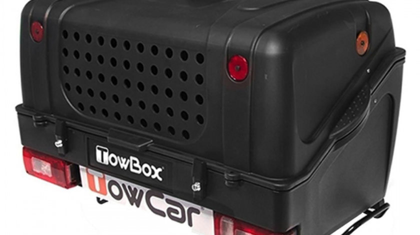 Cutie portbagaj transport animale de companie/vanatoare Towbox V1 DOG Negru