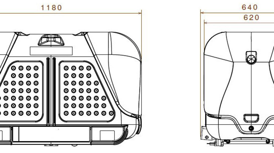 Cutie portbagaj transport diverse bagaje Towbox V2 Negru