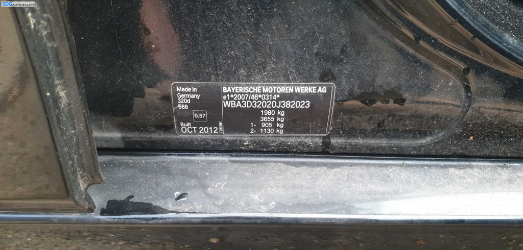 Cutie Viteze Automata BMW Seria 3 F30 F31 320D 2.0 D N47N 2011 - 2019 [K0337]