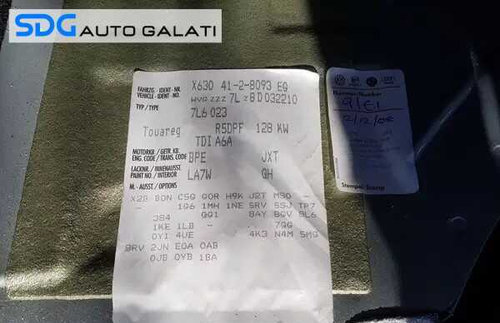 Cutie Viteze Automata Volkswagen Touareg 2.5 tdi 174cp Cod JXT VW Touareg 2002 - 2010 Proba pe Masin...