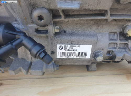 Cutie Viteze Manuala 6 Trepte BMW Seria 3 F30 F31 318 320 2.0 D N47 2011 - 2019 Cod 7600988 23007600...