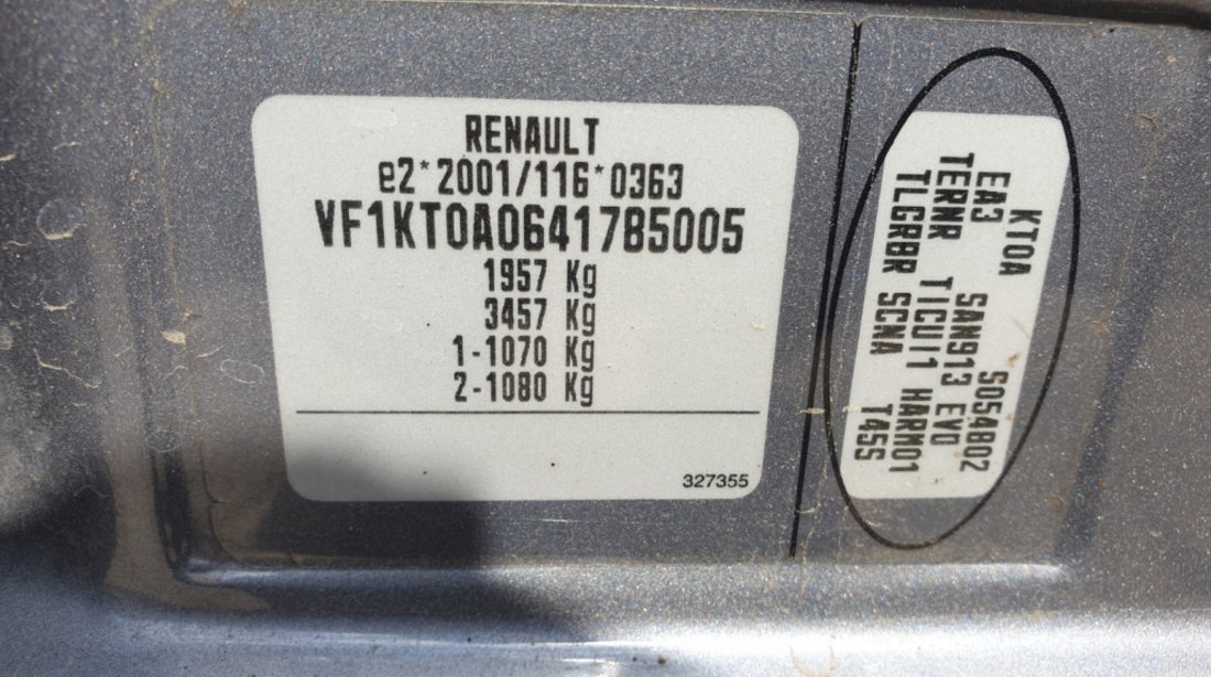 Cutie Viteze Manuala 6 Trepte Cod TL4013 Renault Laguna 3 1.5 DCI 2007 - 2015 [2481]