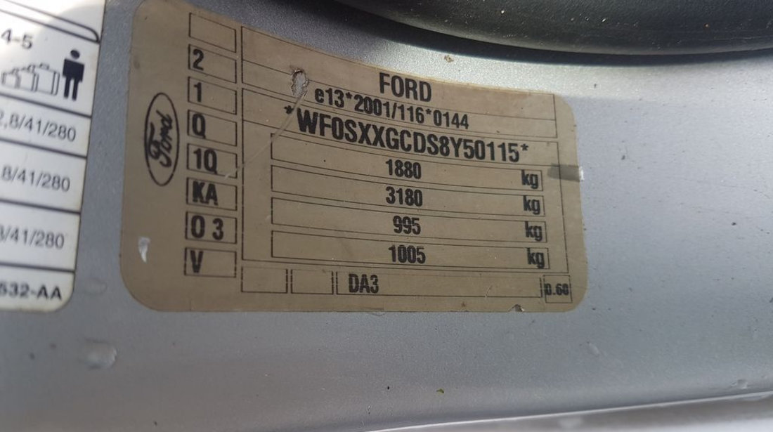Cutie Viteze Manuala in 5 Trepte 1.6 TDCI 109CP G8DB Ford Focus 2 2004 - 2010