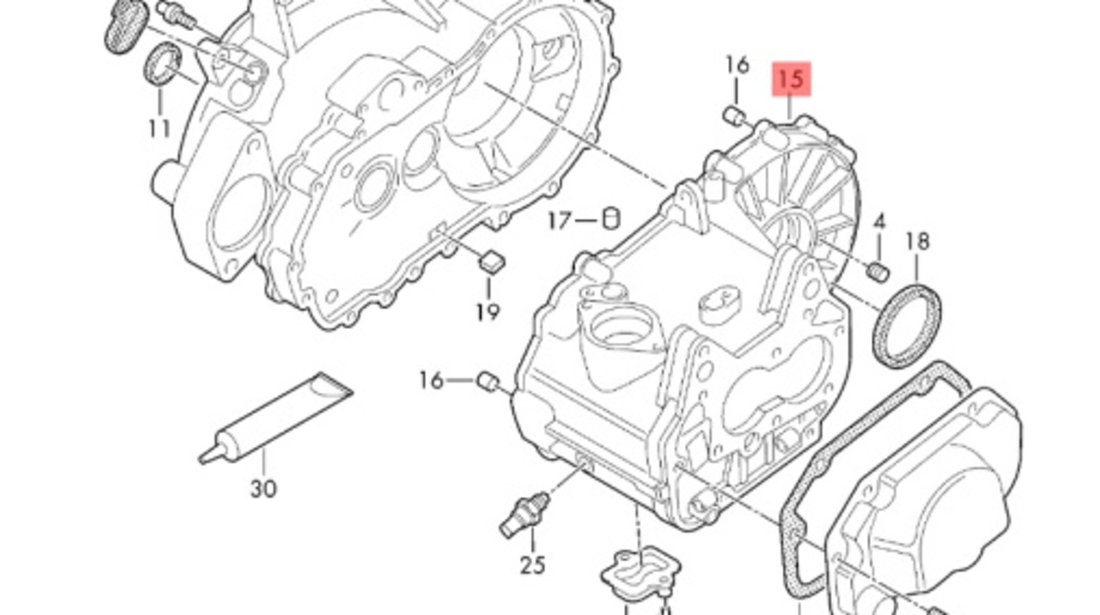 Cutie viteze manuala Volkswagen Polo (9N1) Coupe 2003 1.2 6V VOLKSWAGEN POLO (9N_) [ 2001 - 2012 ] OEM 02T301103J