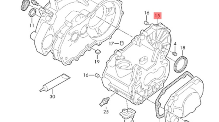 Cutie viteze manuala Volkswagen Polo (9N1) Coupe 2003 1.2 6V VOLKSWAGEN POLO (9N_) [ 2001 - 2012 ] OEM 02T301103J