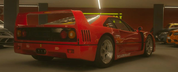 Da volumul la maxim! Asa suna un FERRARI F40 cu evacuare TUBI