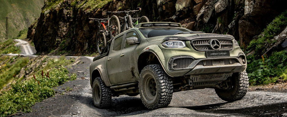 Daca arata asa de la inceput se vindea ca painea calda. Camioneta de la Mercedes imbatabila in off-road