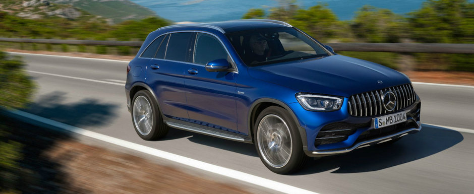 Daca n-ai bani de un AMG cu V8, asta-i masina perfecta pentru tine. Fa cunostinta cu noul GLC 43 facelift Daca n-ai bani de un AMG cu V8, asta-i masina perfecta pentru tine. Fa cunostinta cu noul GLC 43 facelift