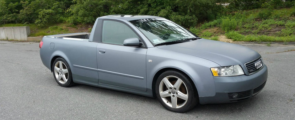 Daca te-ai plictisit de Audi-ul tau cu patru usi, transforma-l intr-un pick-up Daca te-ai plictisit de Audi-ul tau cu patru usi, transforma-l intr-un pick-up
