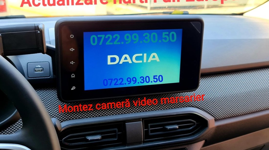 Dacia 2021 Logan 3 Camera Marsarier Video Reverse Sandero Harti Navi