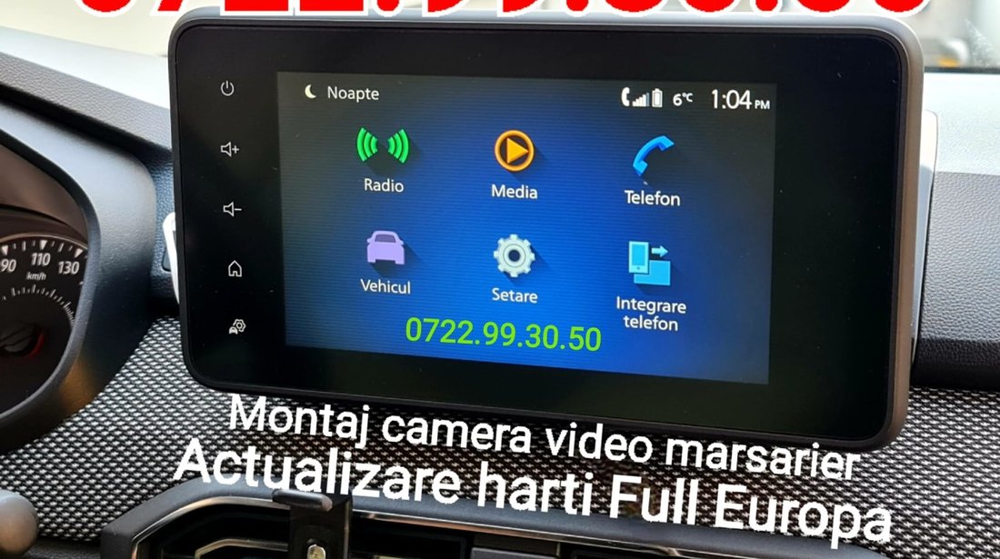 Dacia 2021 Logan 3 Camera Marsarier Video Reverse Sandero Harti Navi
