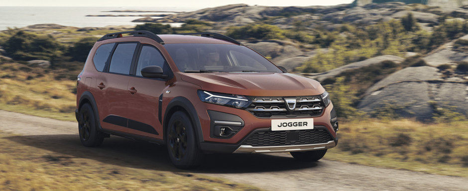 Dacia a lansat si-n Romania noua gama Jogger. Cea mai ieftina versiune costa aproape 14.000 de euro, insa nu ofera in standard nici macar aer conditionat Dacia a lansat si-n Romania noua gama Jogger. Cea mai ieftina versiune costa aproape 14.000 de euro, insa nu ofera in standard nici macar aer conditionat