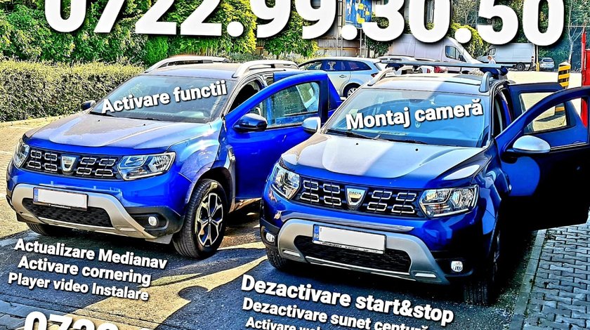 Dacia Cameră marșarier video reverse instalez Dacia Logan Stepway Sandero Renault Clio 4
