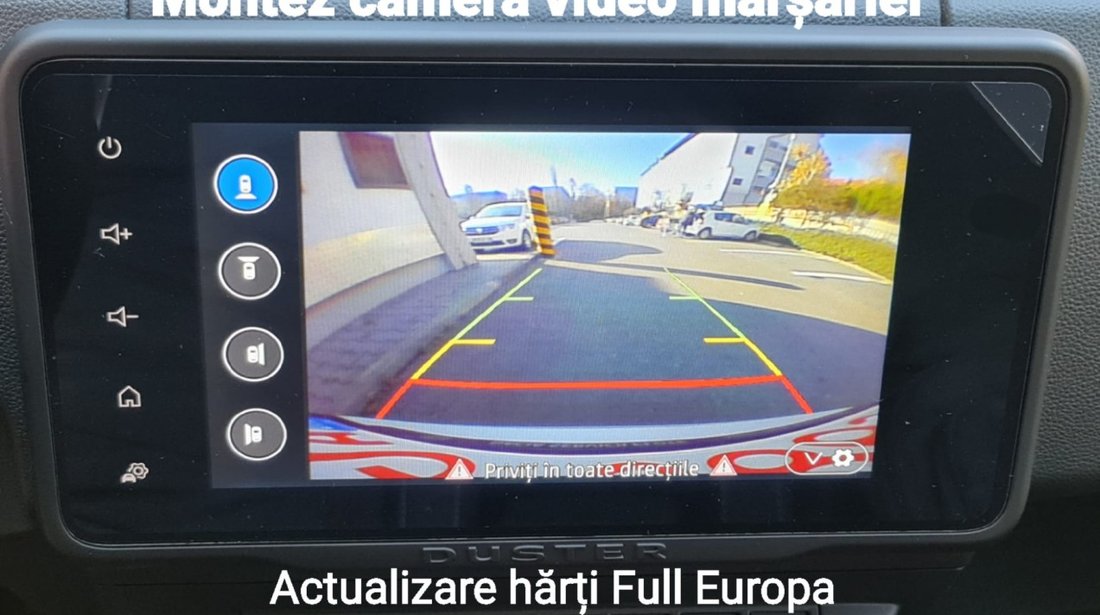 Dacia Cameră marșarier video reverse instalez Dacia Logan Stepway Sandero Renault Clio 4