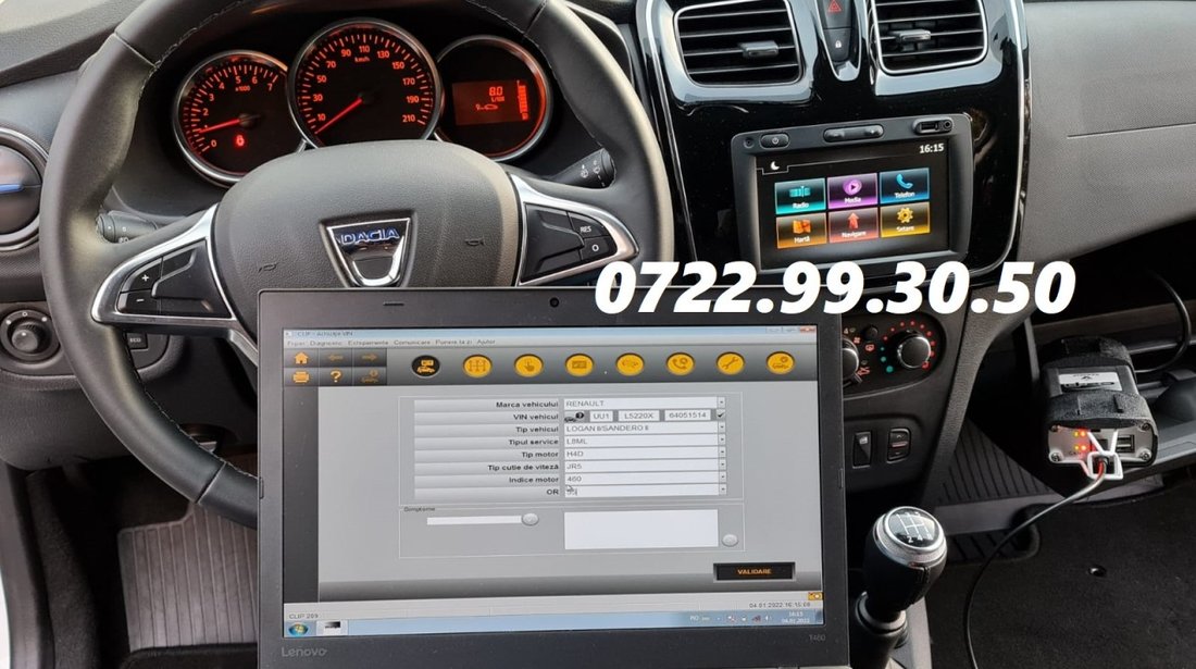 Dacia Connect Diag Tool - System Not Configured Navigatie Media Nav