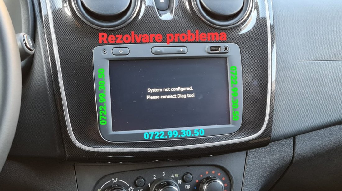 Dacia Connect Diag Tool - System Not Configured Navigatie Media Nav