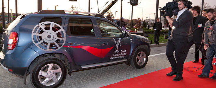 Dacia - din nou vedeta pe covorul rosu al Premiilor Gopo Dacia - din nou vedeta pe covorul rosu al Premiilor Gopo