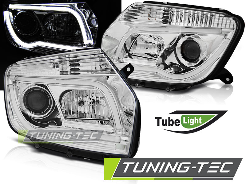 DACIA DUSTER 04.10-14 Crom look TUBE LIGHT