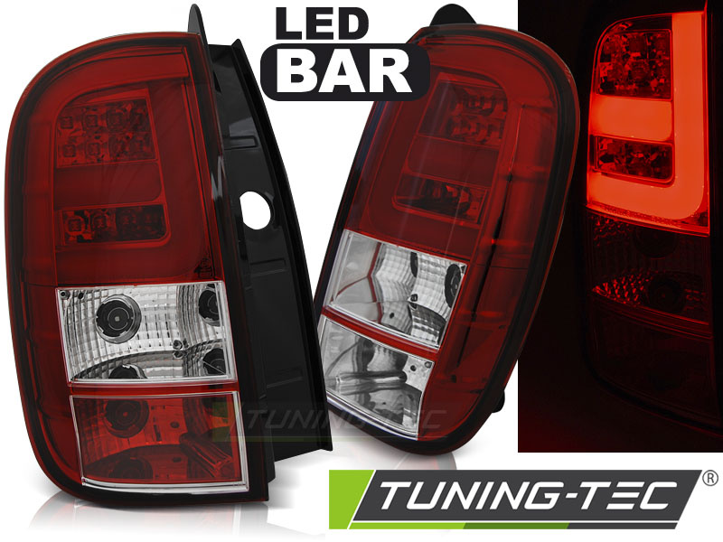 DACIA DUSTER 04.10- LED BAR ROSU WHITE