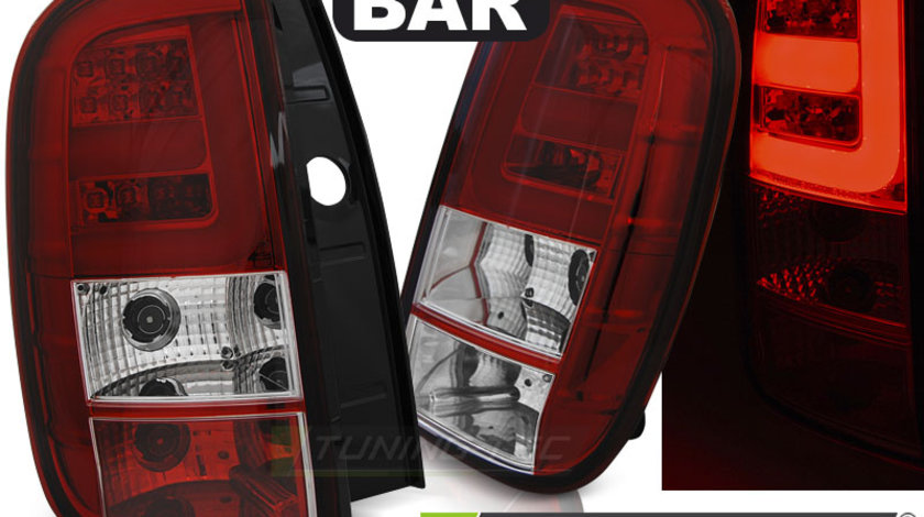 DACIA DUSTER 04.10- LED BAR ROSU WHITE