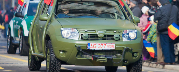 Dacia Duster blindata, in dotarea MAPN