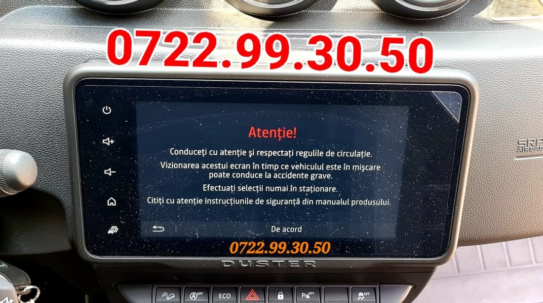 DACIA DUSTER camera auto marsarier video reverse DACIA LOGAN MediaNav Sandero Lodgy Jogger