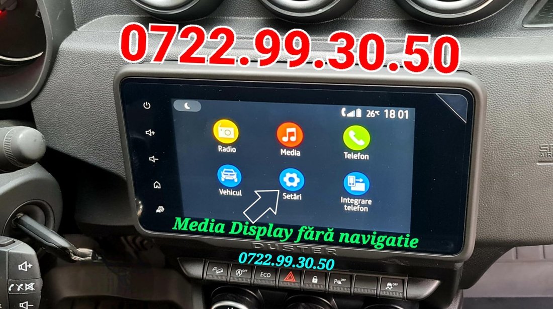 DACIA DUSTER camera auto marsarier video reverse DACIA LOGAN MediaNav Sandero Lodgy Jogger