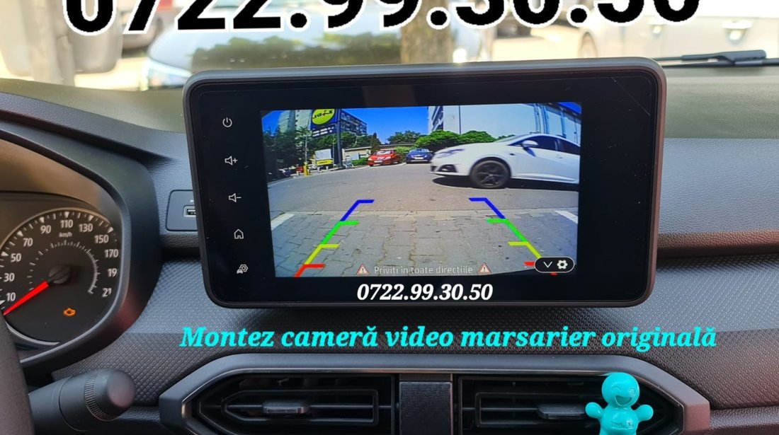 DACIA DUSTER camera auto marsarier video reverse DACIA LOGAN MediaNav Sandero Lodgy Jogger