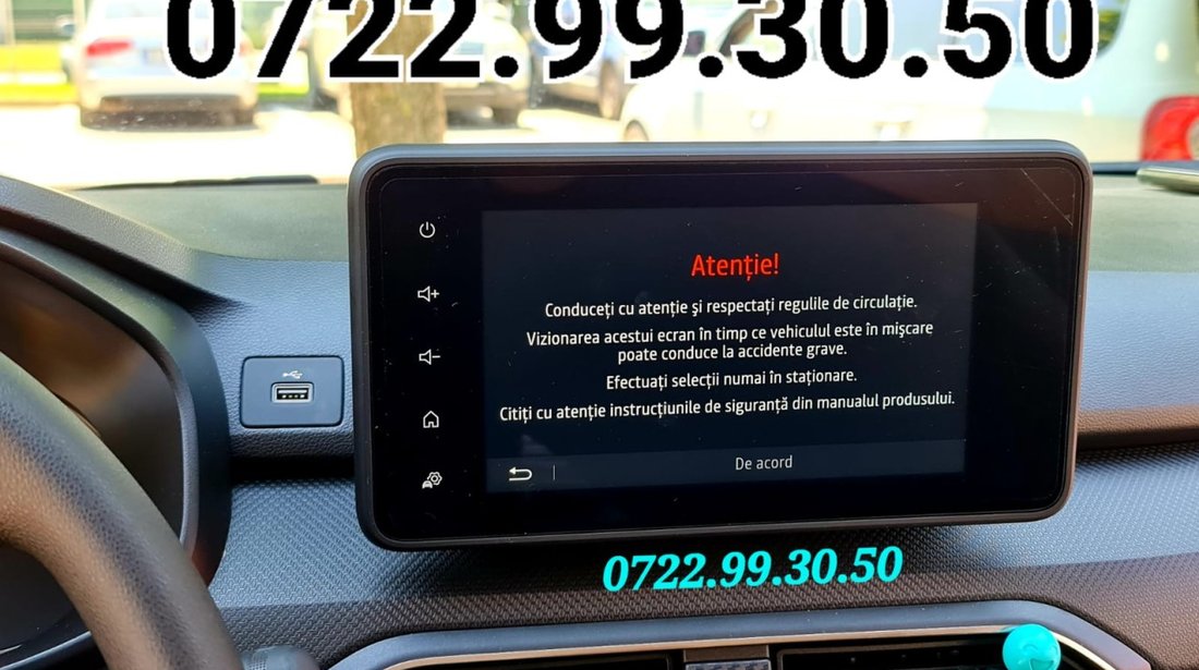 DACIA DUSTER camera auto marsarier video reverse DACIA LOGAN MediaNav Sandero Lodgy Jogger