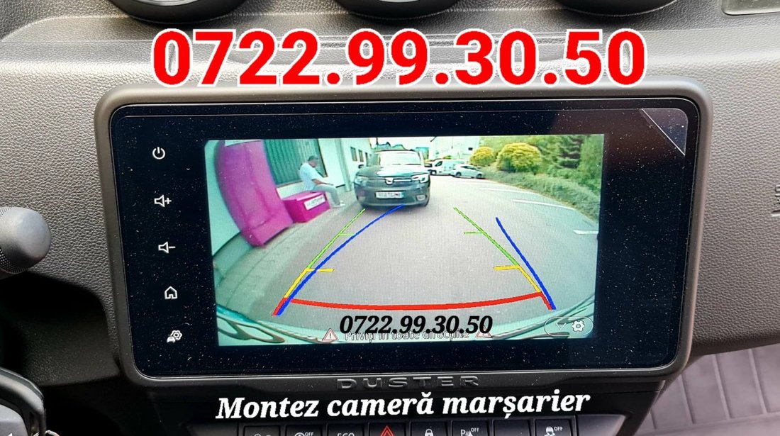 DACIA DUSTER camera auto marsarier video reverse DACIA LOGAN MediaNav Sandero Lodgy Jogger