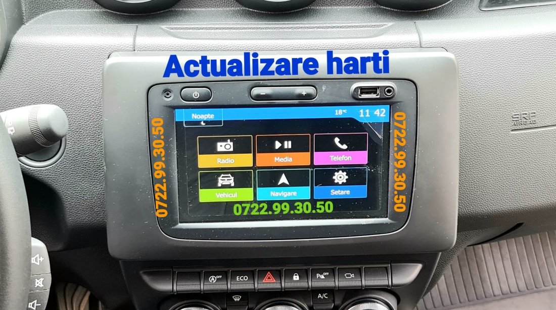 Dacia Duster Logan Mcv Sandero Lodgy Dokker Renault Clio 4 Captur MEDIA NAV EVOLUTION HARTI