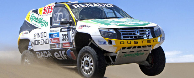 Dacia Duster se pregateste pentru competitia din desert Dakar 2014
