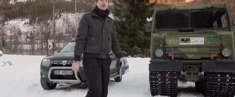 Dacia Duster vs. vehicul militar: masina romaneasca, laudata de norvegieni