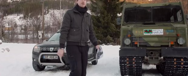 Dacia Duster vs. vehicul militar: masina romaneasca, laudata de norvegieni