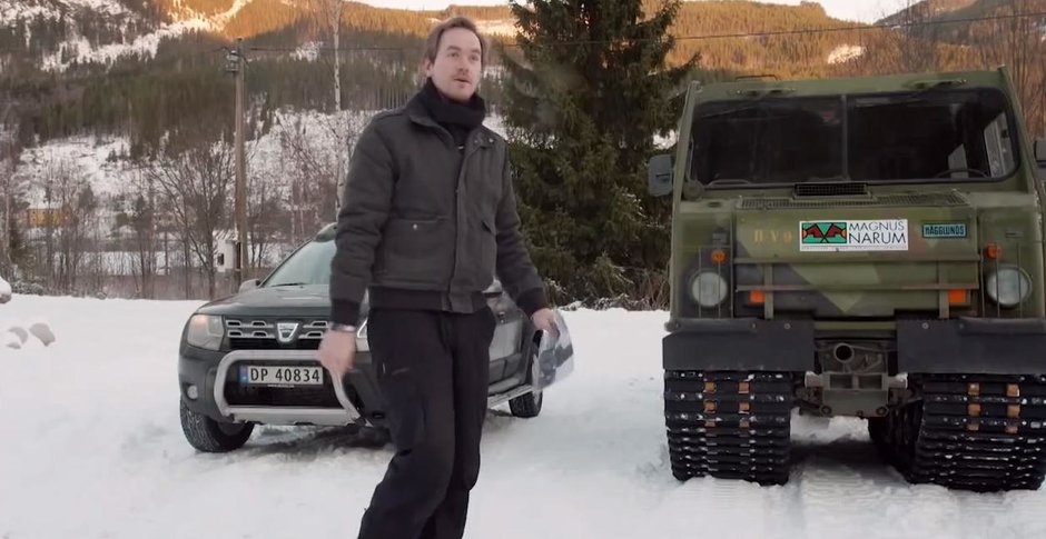 Dacia Duster vs. vehicul militar: masina romaneasca, laudata de norvegieni