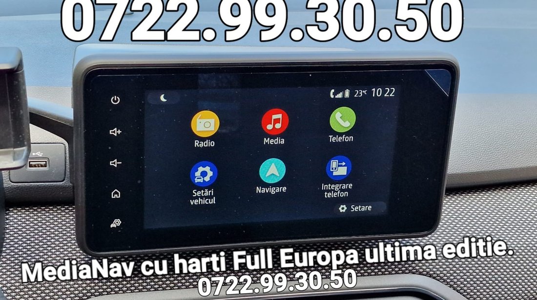 DACIA Harta Navigatie Harti Media Nav Instalare Gps Media Display MN 4 Logan Duster Sandero