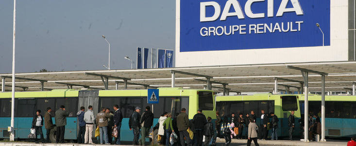 Dacia intrerupe productia de la Mioveni pentru doua zile Dacia intrerupe productia de la Mioveni pentru doua zile