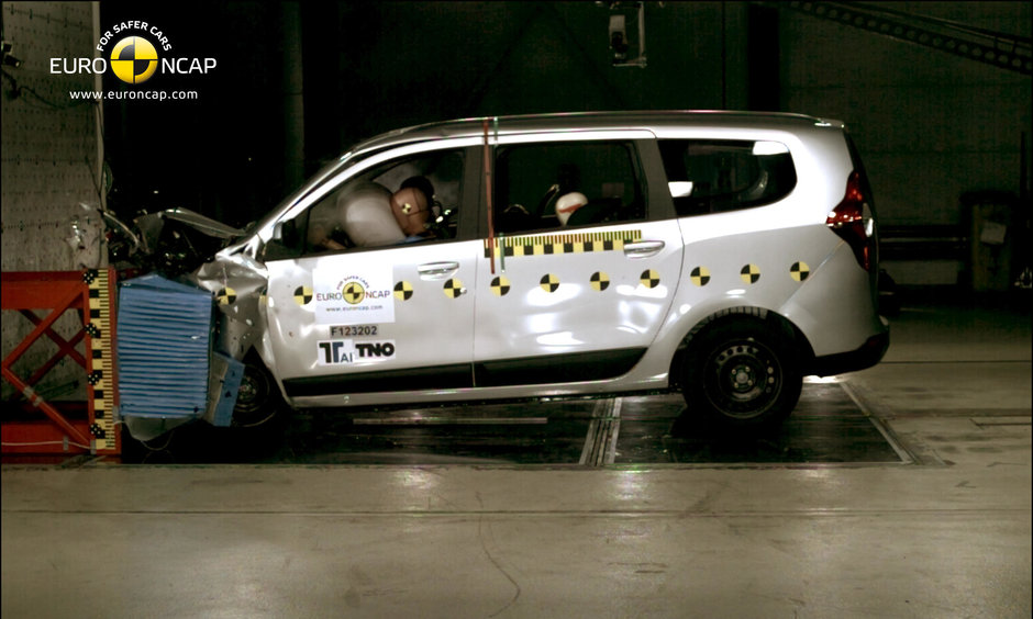 Dacia Lodgy primeste 3 stele la testele de impact Euro NCAP, un rezultat anticipat Dacia Lodgy primeste 3 stele la testele de impact Euro NCAP, un rezultat anticipat