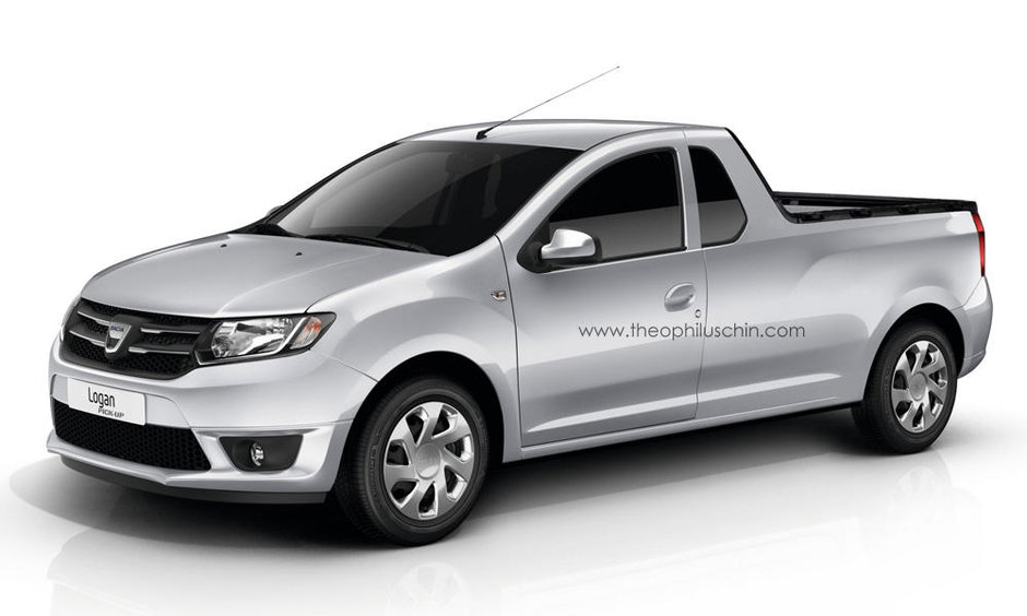 Dacia Logan 2 Pick-up: reala sau nu?