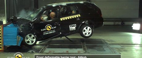 Dacia Logan MCV, numai 3 stele de siguranta la testele EuroNCAP