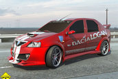 Dacia Logan real tuning by Topart Design